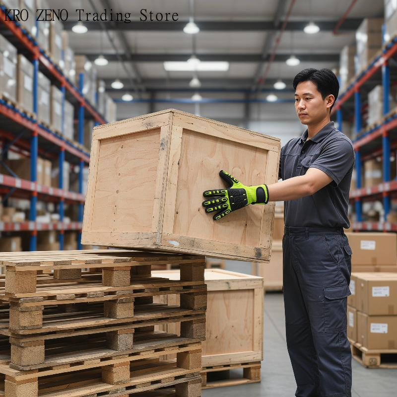 Work Glove Impact - 1Pair Cut Resistant Safety Work Glove