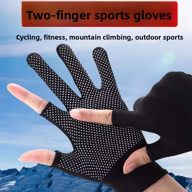 Workout Glove Gym - Fingerless Sports Gloves Anti-Slip Gym Cycling