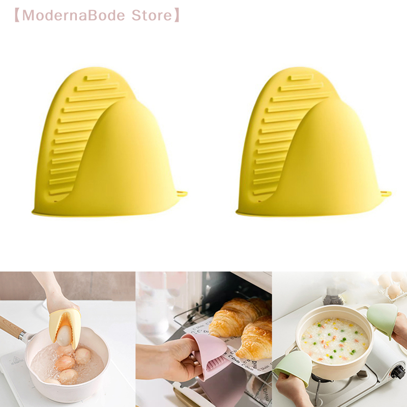 Oven Mitt Silicone - 【M】Thickened Silicone Heat Resistant Gloves Non