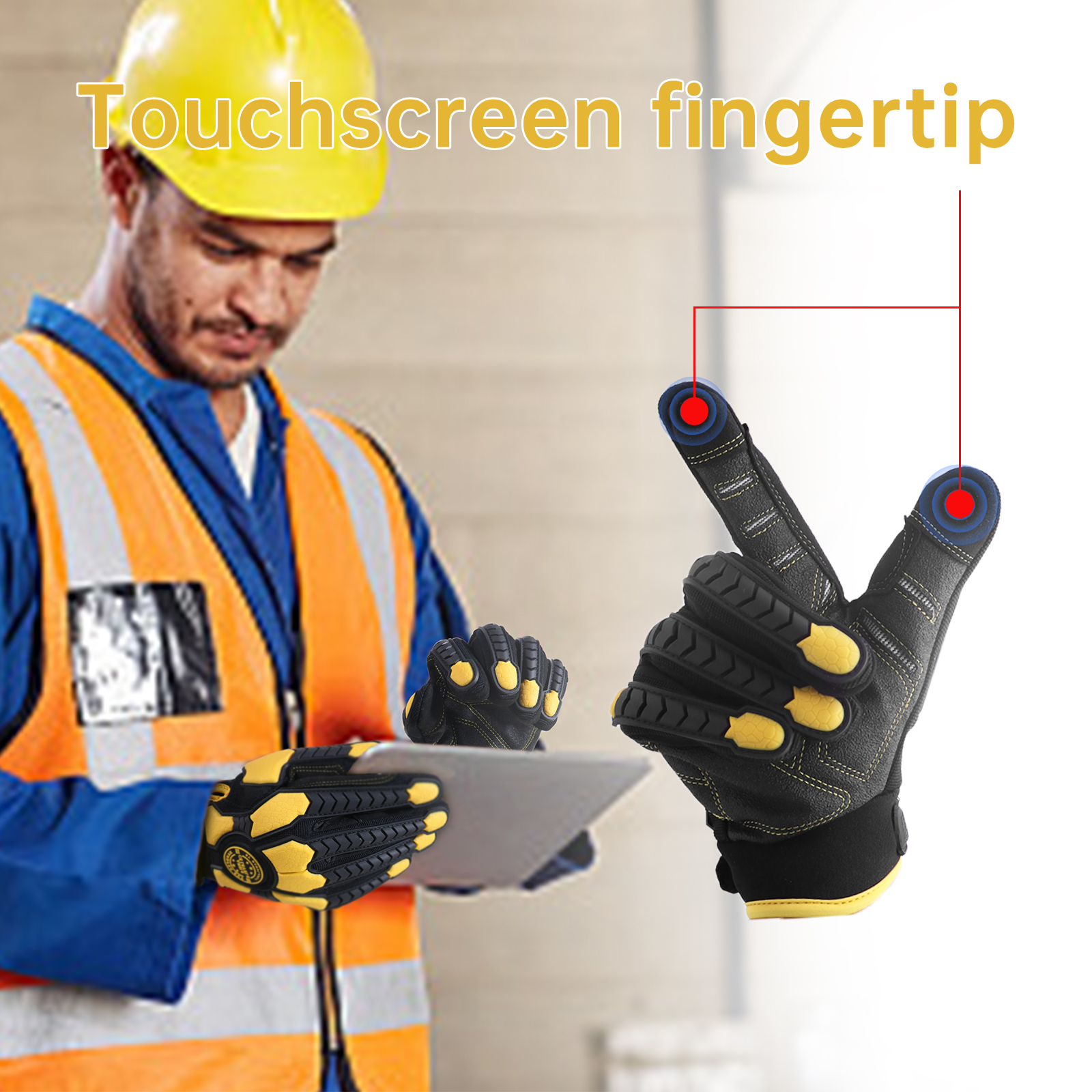 Heavy Duty Work Gloves, Cut 6  – Work Glove Impact Bewertung und Preis