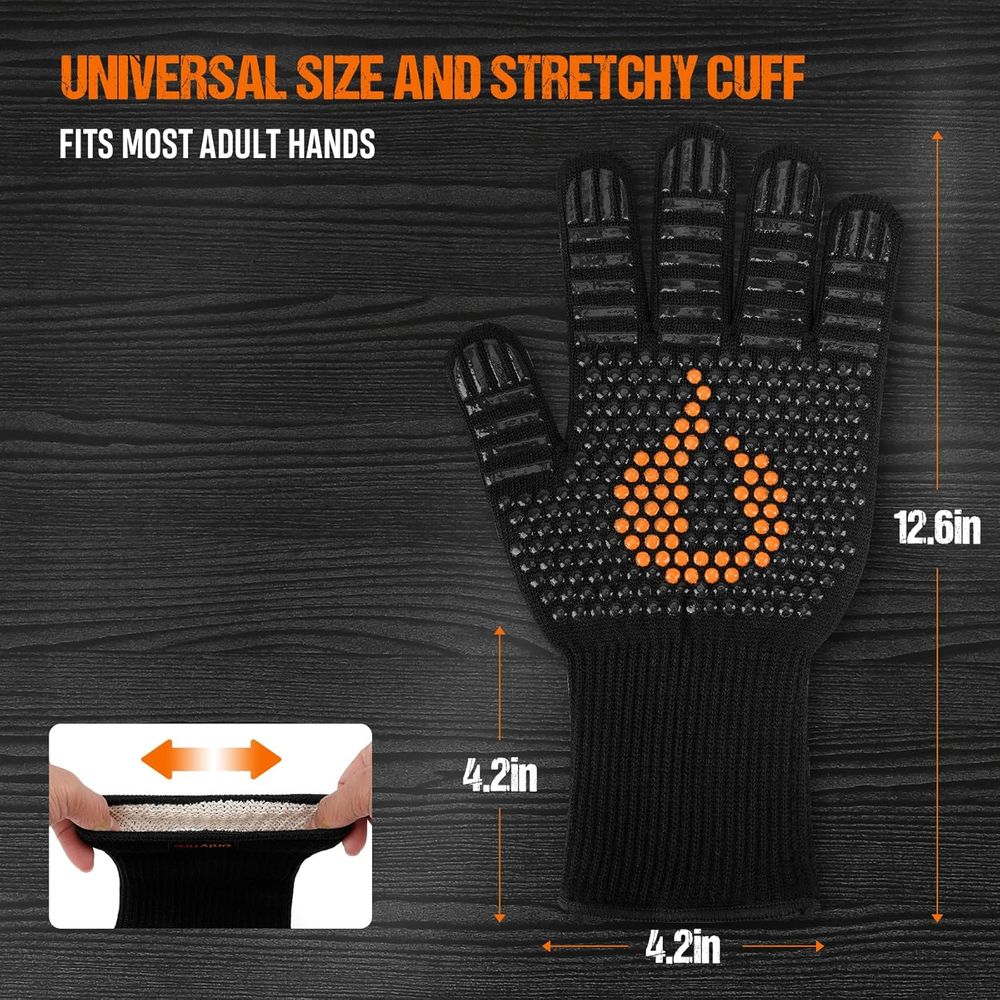 Heat Resistant Grill Gloves fo – Heat Resistant Glove Bewertung und Preis