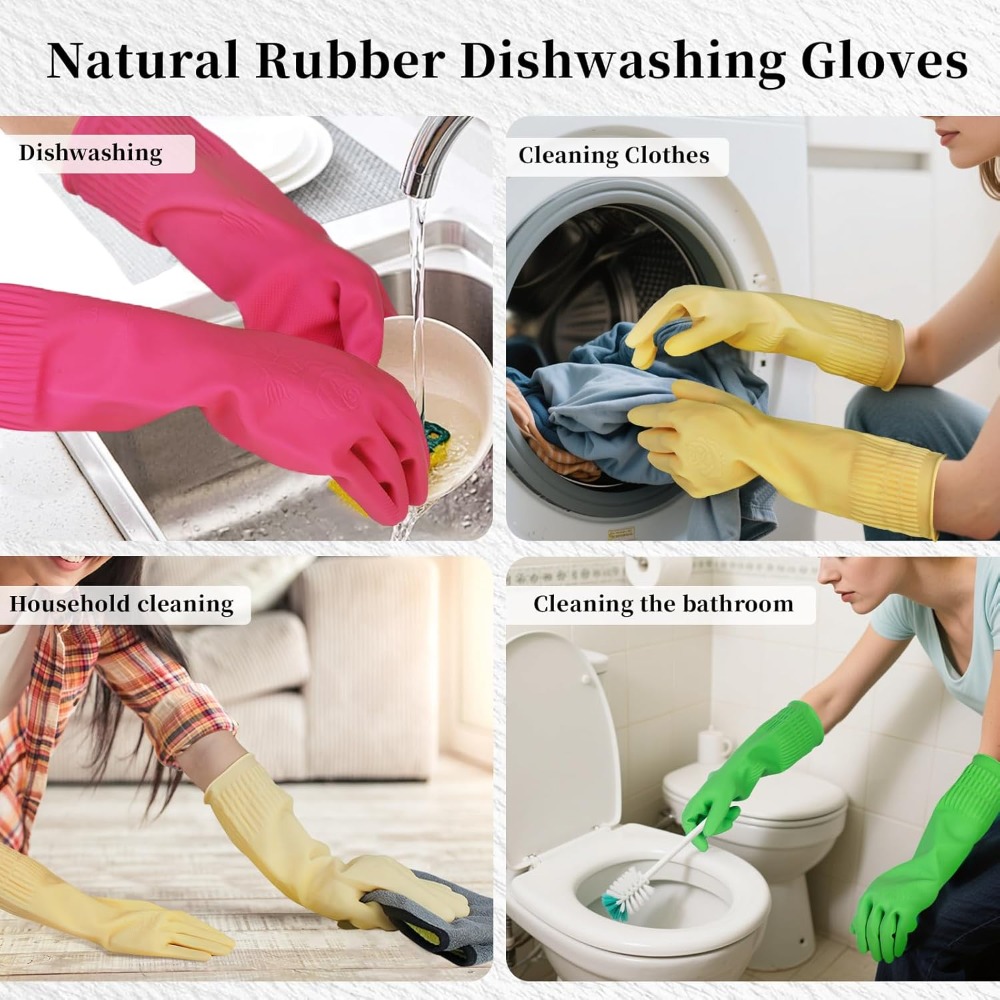 15-Inch Reusable Rubber Gloves – Rubber Glove Cleaning Bewertung und Preis