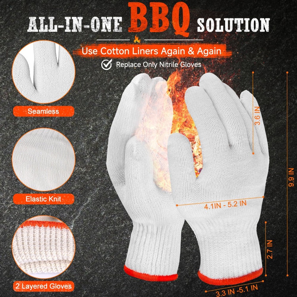 BBQ Gloves 50 Disposable Nitri – Heat Resistant Glove Bewertung und Preis