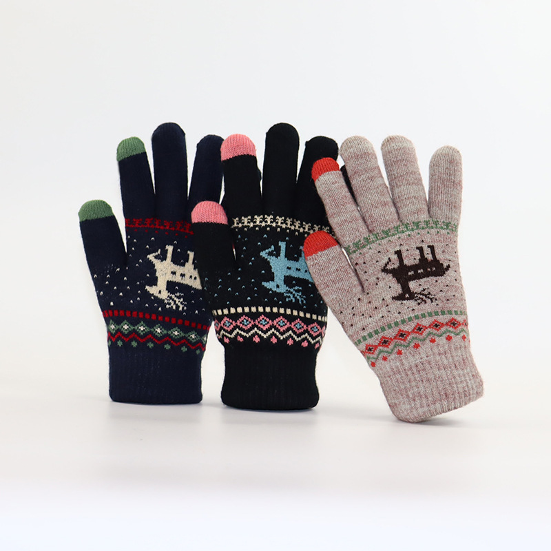 Autumn and Winter Thickened To – Wool Glove Lined Bewertung und Preis