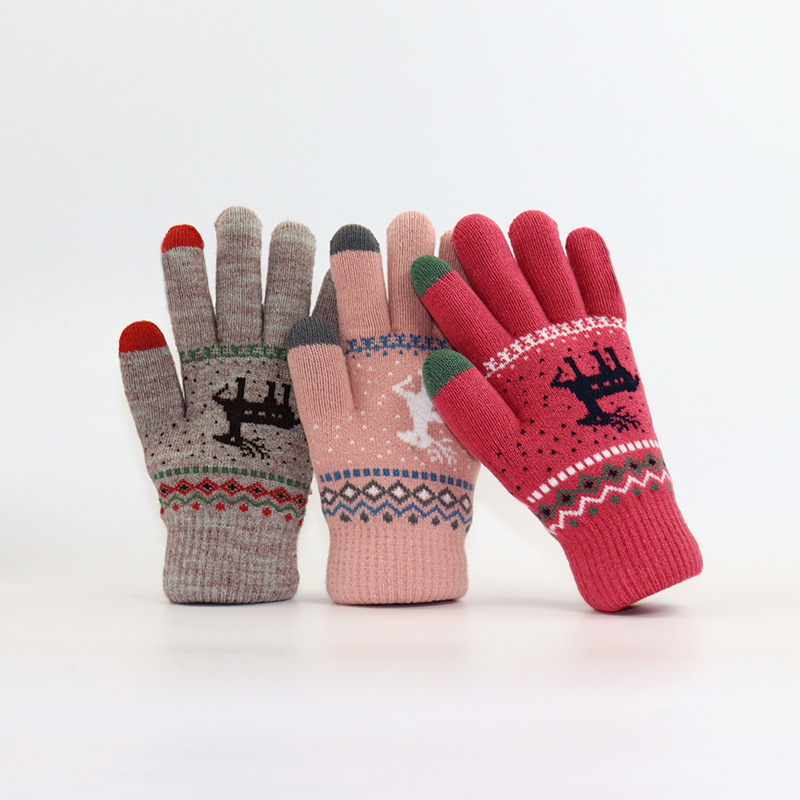 Autumn and Winter Thickened To – Wool Glove Lined Bewertung und Preis