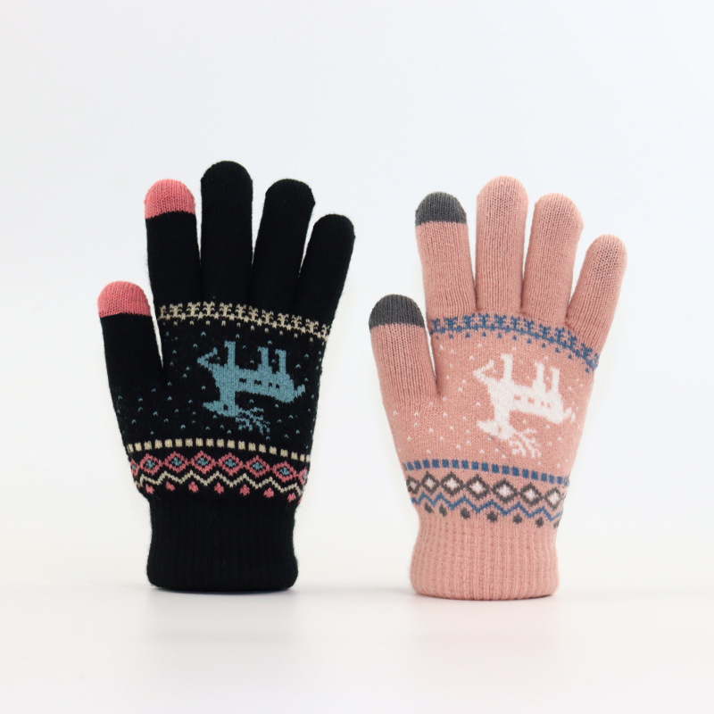 Autumn and Winter Thickened To – Wool Glove Lined Bewertung und Preis