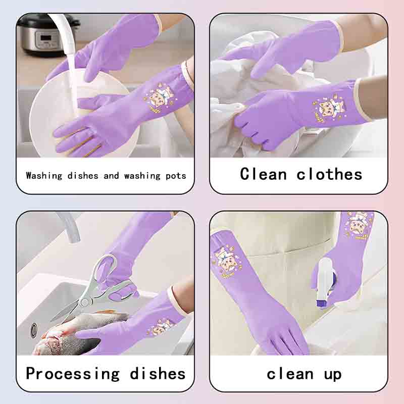 1 Pair of Household Cleaning a – Dish Glove Rubber Bewertung und Preis