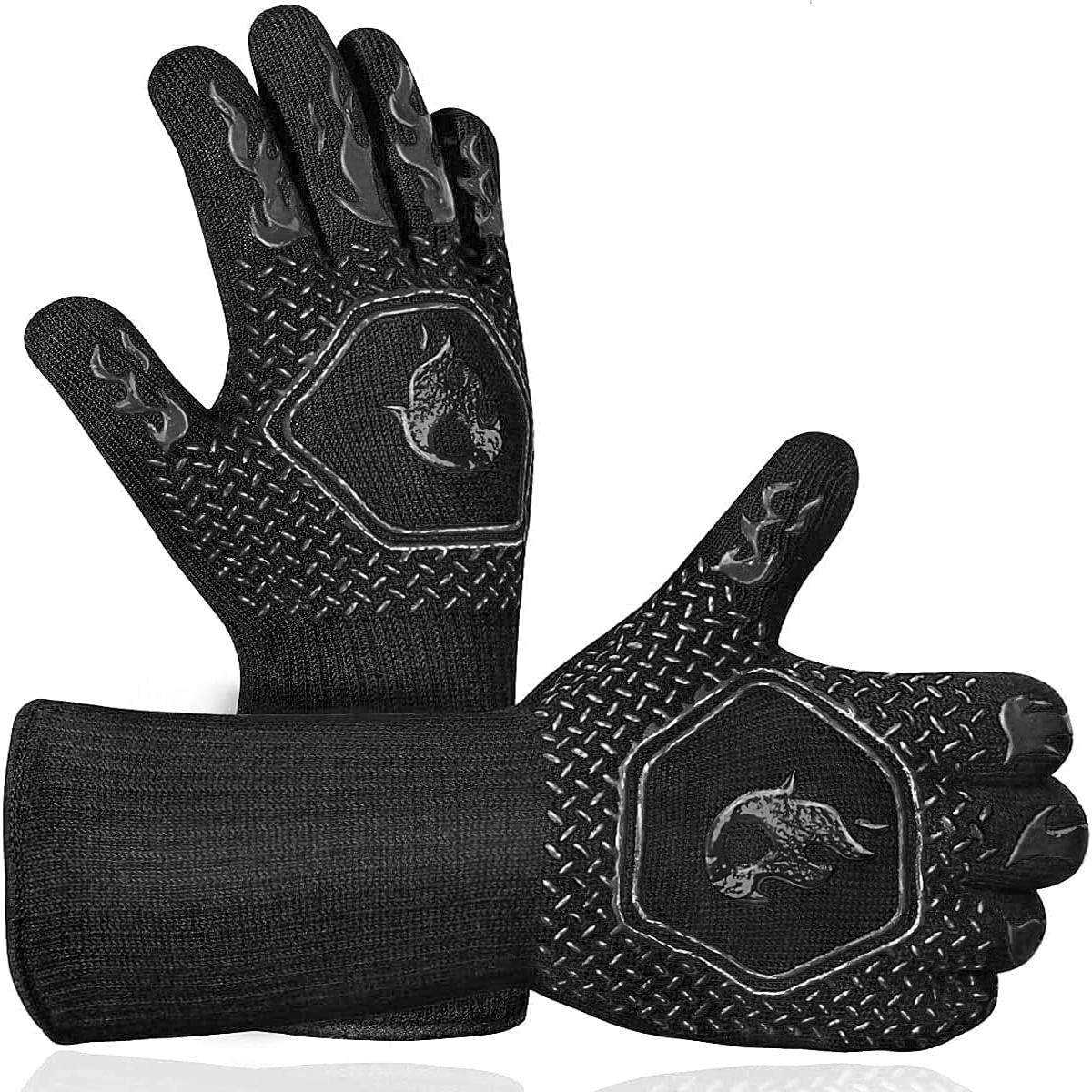 BBQ Grill Gloves High Temp Res – Oven Mitt Silicone Bewertung und Preis