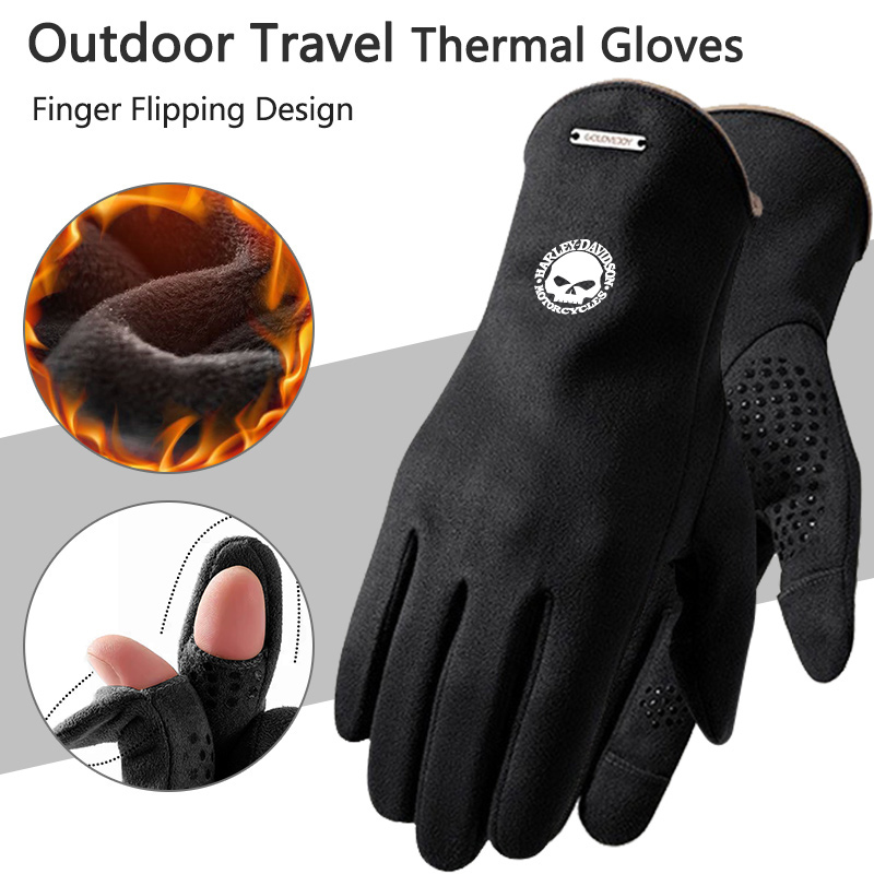 2pc Man Winter Warm Gloves For – Leather Driving Glove Bewertung und Preis
