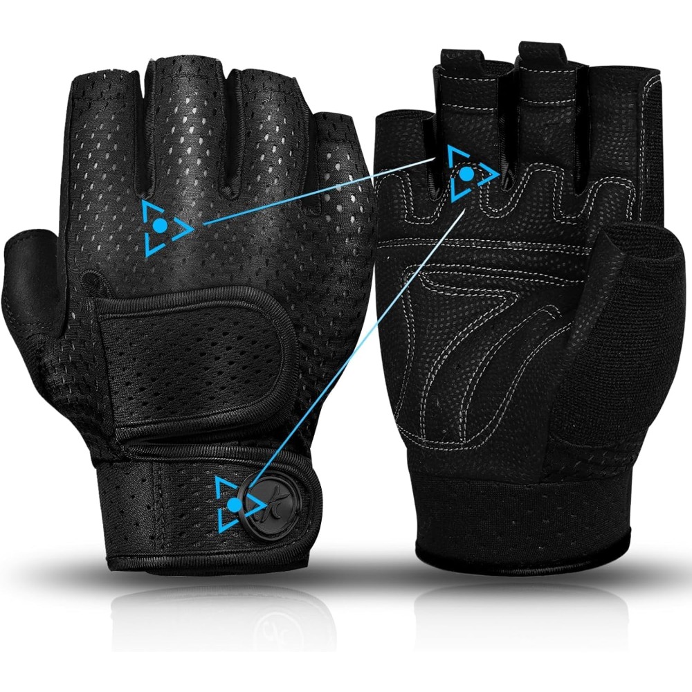Fingerless Workout Gloves with – Cycling Glove Padded Bewertung und Preis