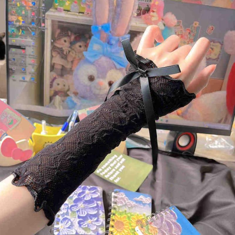 Women Gothic Mesh Fingerless G – Fingerless Glove Knit Bewertung und Preis