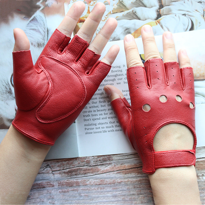 New Women's Sheepskin Half Fin – Leather Driving Glove Bewertung und Preis