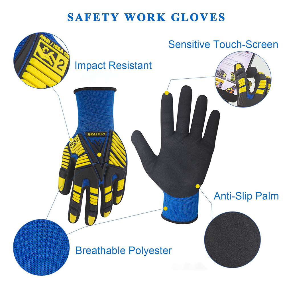 ANSI Level 2 Impact Resistant  – Work Glove Impact Bewertung und Preis