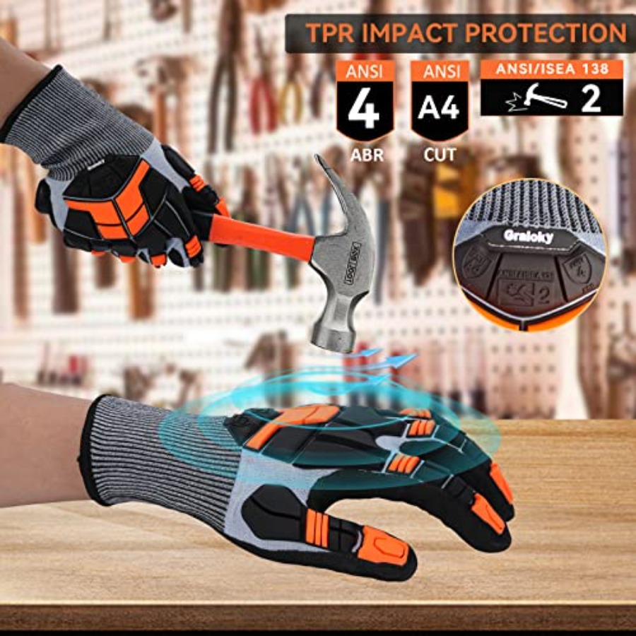Safety Work Gloves with Impact – Work Glove Impact Bewertung und Preis