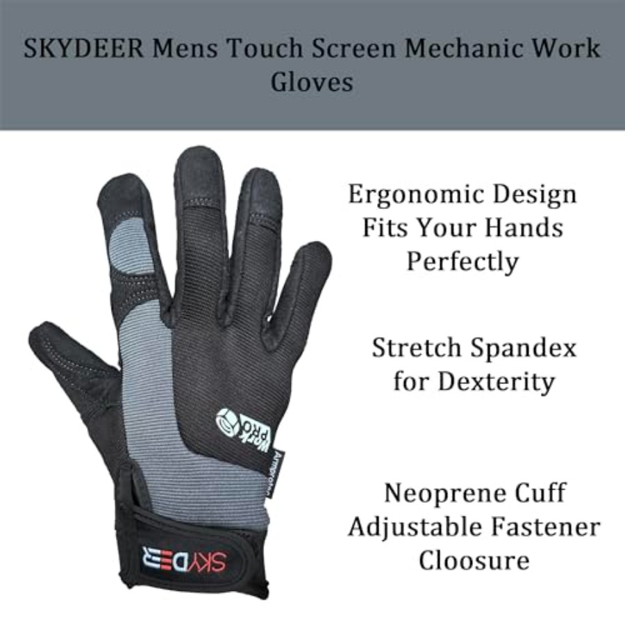 Touch Screen Leather Work Glov – Work Glove Impact Bewertung und Preis
