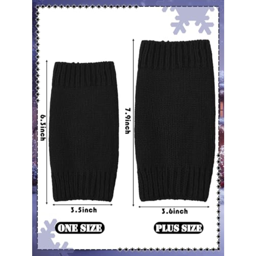 2 Pair Fingerless Gloves Wrist – Fingerless Glove Knit Bewertung und Preis