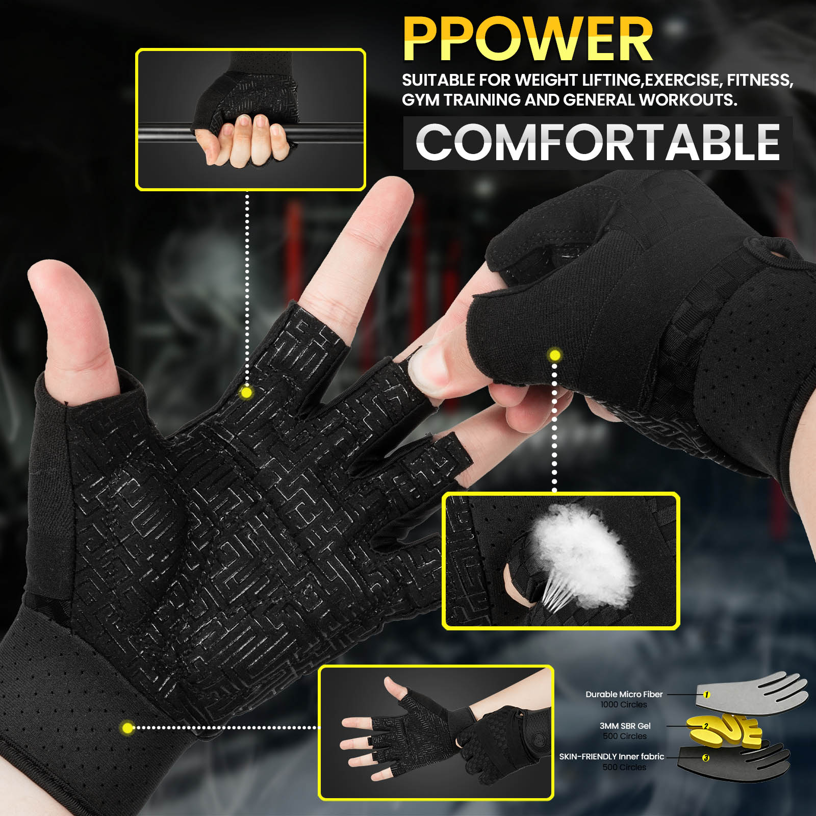 Multi-use Gym Sports Gloves fo – Workout Glove Gym Bewertung und Preis