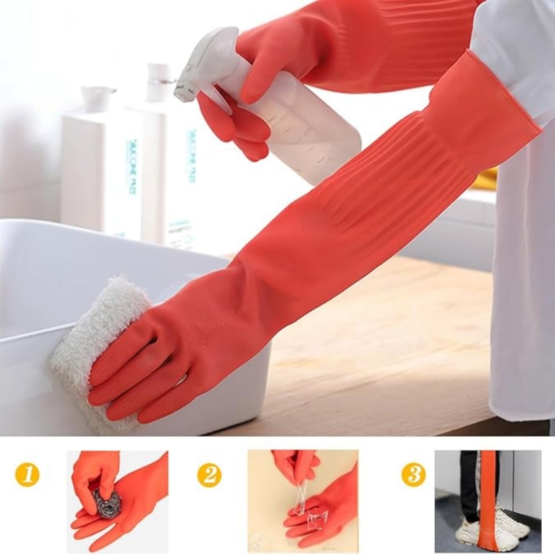 45CM Extra-Long Rubber Cleanin – Dish Glove Rubber Bewertung und Preis