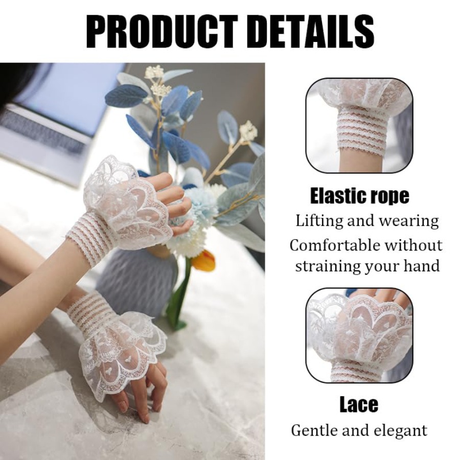 MIUPOO Detachable Fake Sleeve, – Fingerless Glove Knit Bewertung und Preis