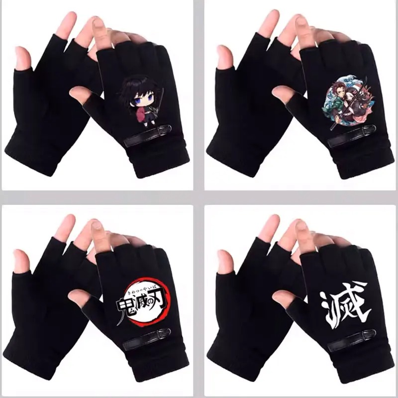 Anime Demon Slayer Student Hal – Fingerless Glove Knit Bewertung und Preis
