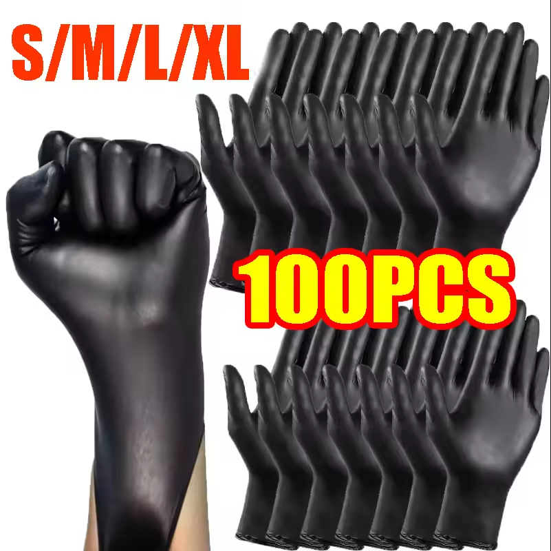 100/50/20PCS Black Nitrile Glo – Nitrile Mechanic Glove Bewertung und Preis