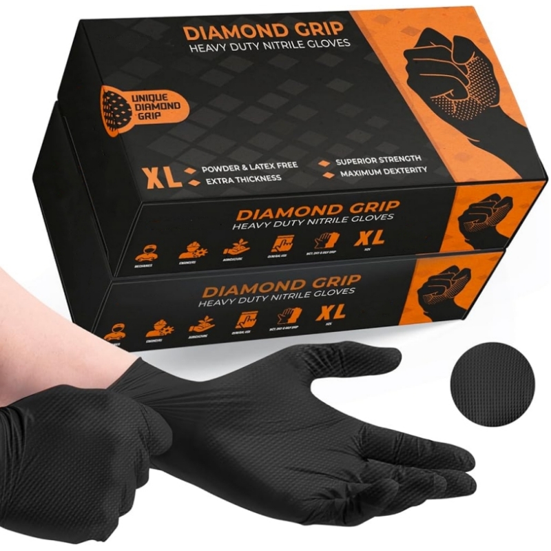 Black Heavy Duty Nitrile Dispo – Nitrile Mechanic Glove Bewertung und Preis