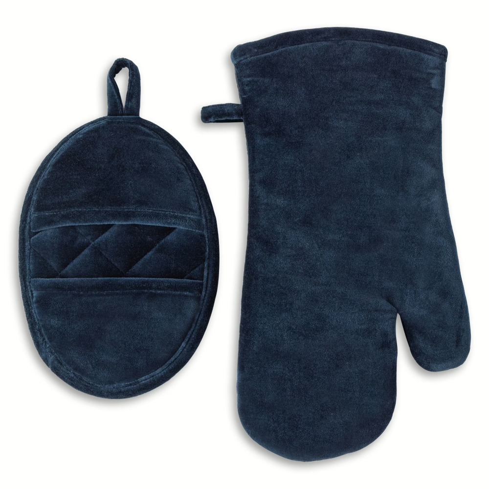 Velvet Blue 2-Piece Kitchen Ov – Heat Resistant Glove Bewertung und Preis