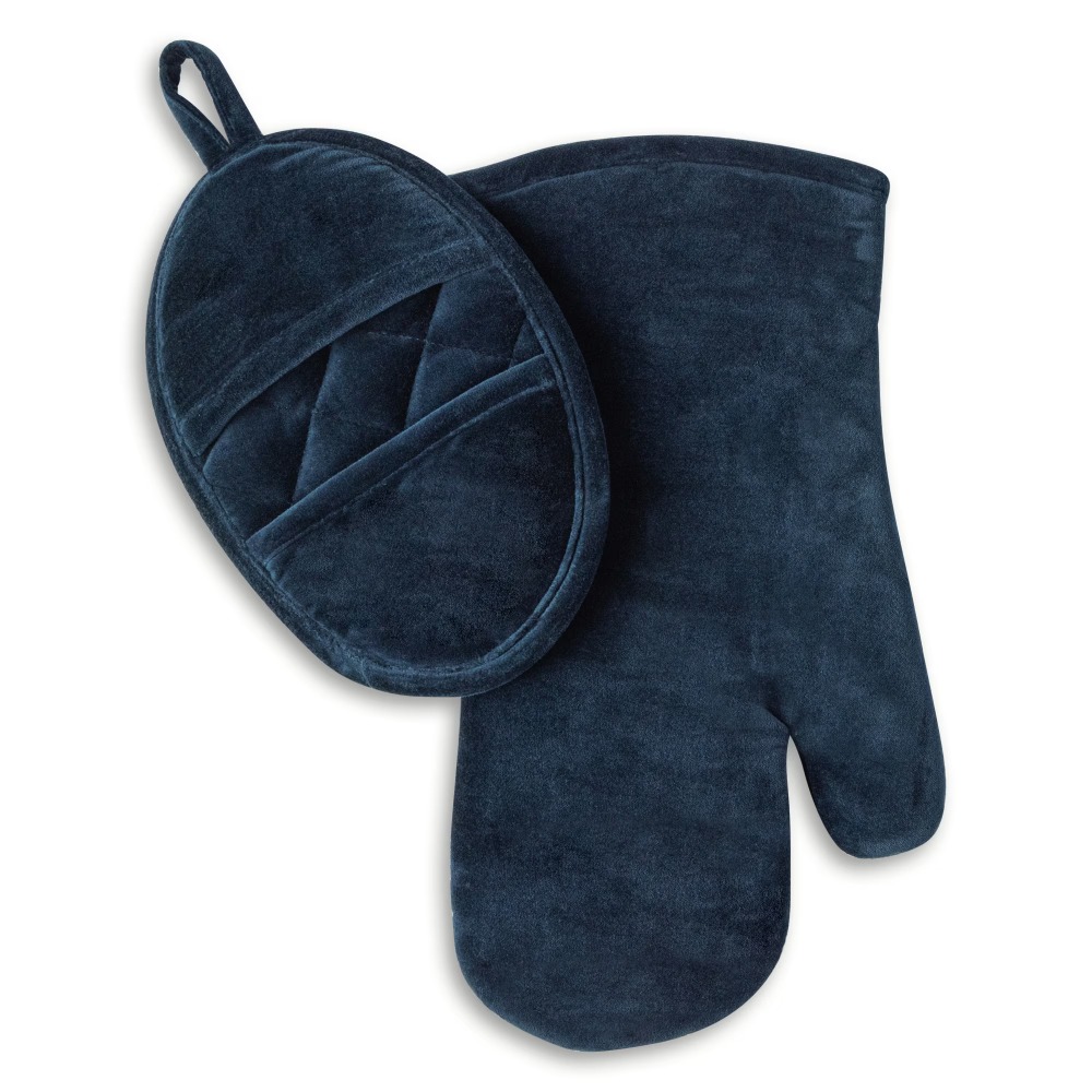 Velvet Blue 2-Piece Kitchen Ov – Heat Resistant Glove Bewertung und Preis