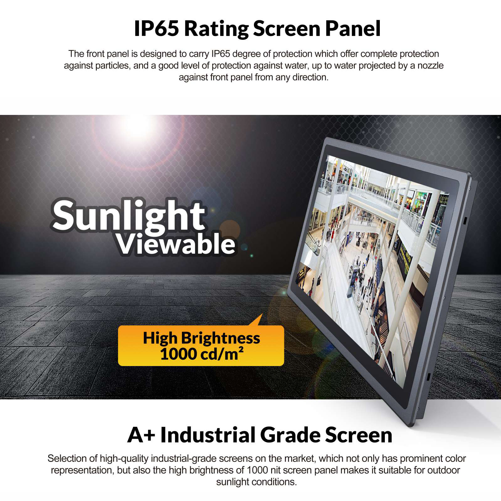 Custom IP65 Waterproof Fanless – Touchscreen Glove Capacitive Bewertung und Preis
