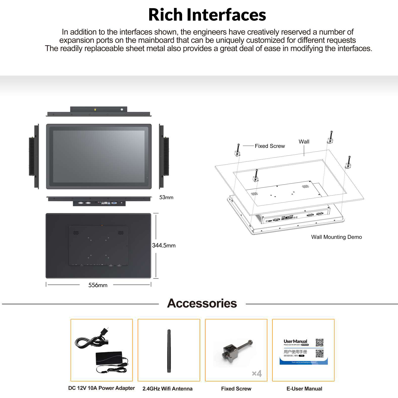 Custom IP65 Waterproof Fanless – Touchscreen Glove Capacitive Bewertung und Preis
