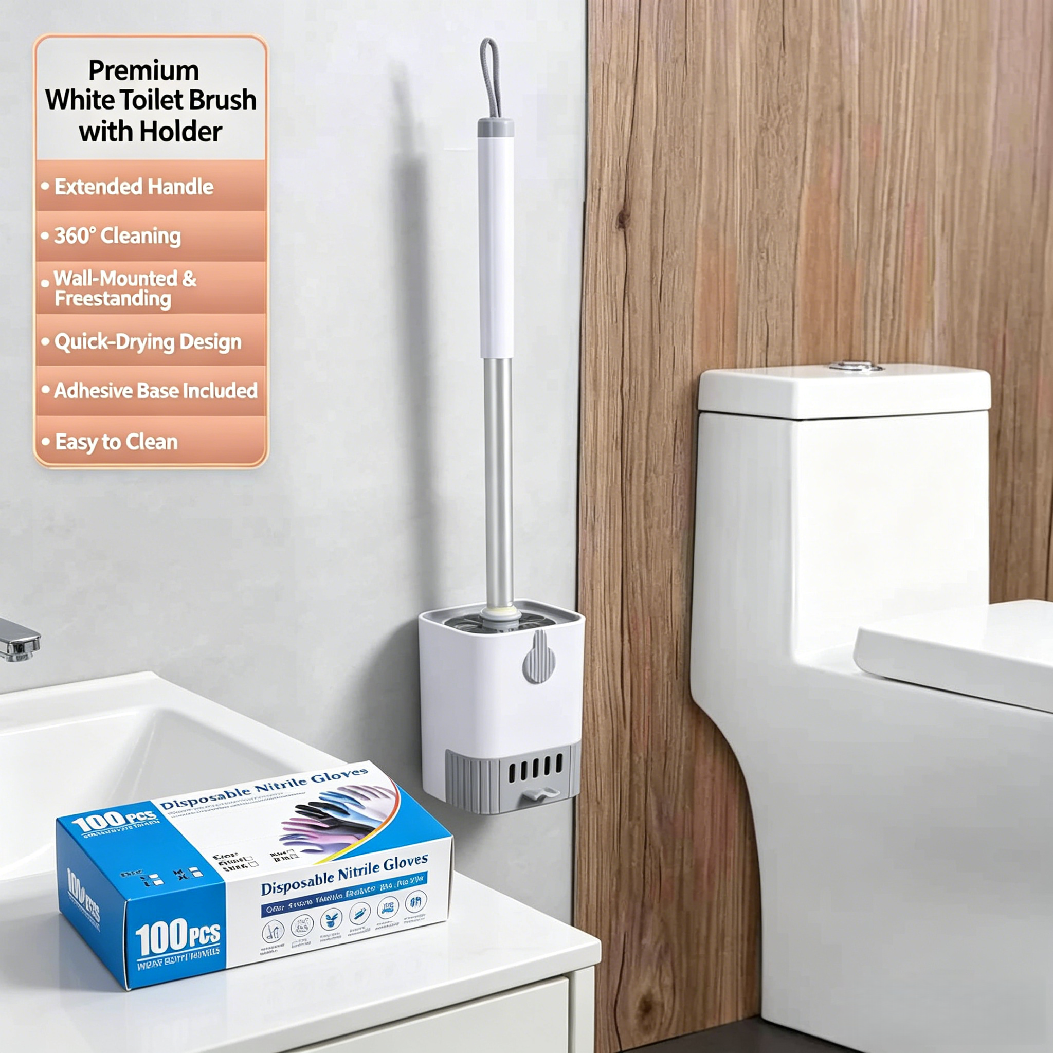 2-Piece Toilet Cleaning Set: P – Rubber Glove Cleaning Bewertung und Preis