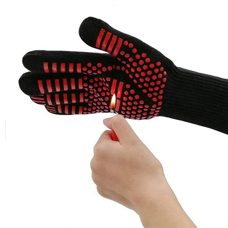 1PC Gloves 800 Degrees Firepro – Oven Mitt Silicone Bewertung und Preis