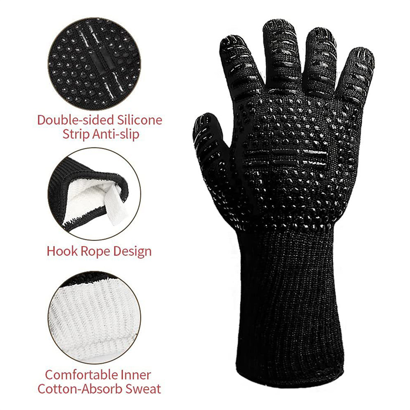 1PC Gloves 800 Degrees Firepro – Oven Mitt Silicone Bewertung und Preis