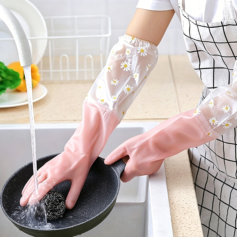 A Pair of New Long-Sleeved Rub – Dish Glove Rubber Bewertung und Preis