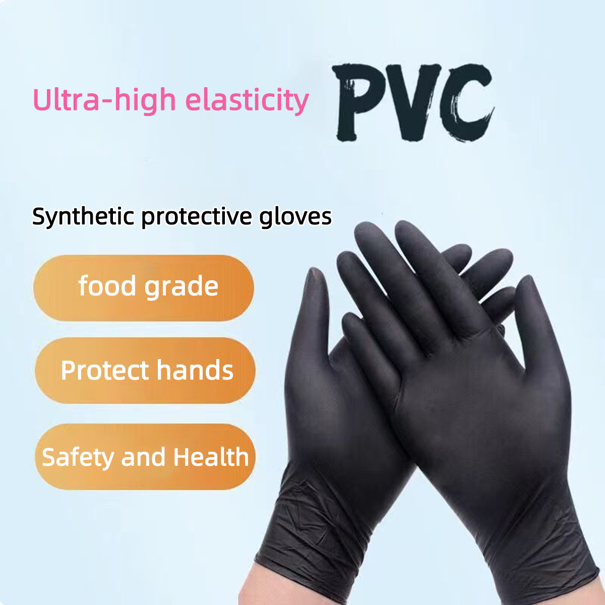 Heavy-Duty Black Disposable Ni – Nitrile Mechanic Glove Bewertung und Preis