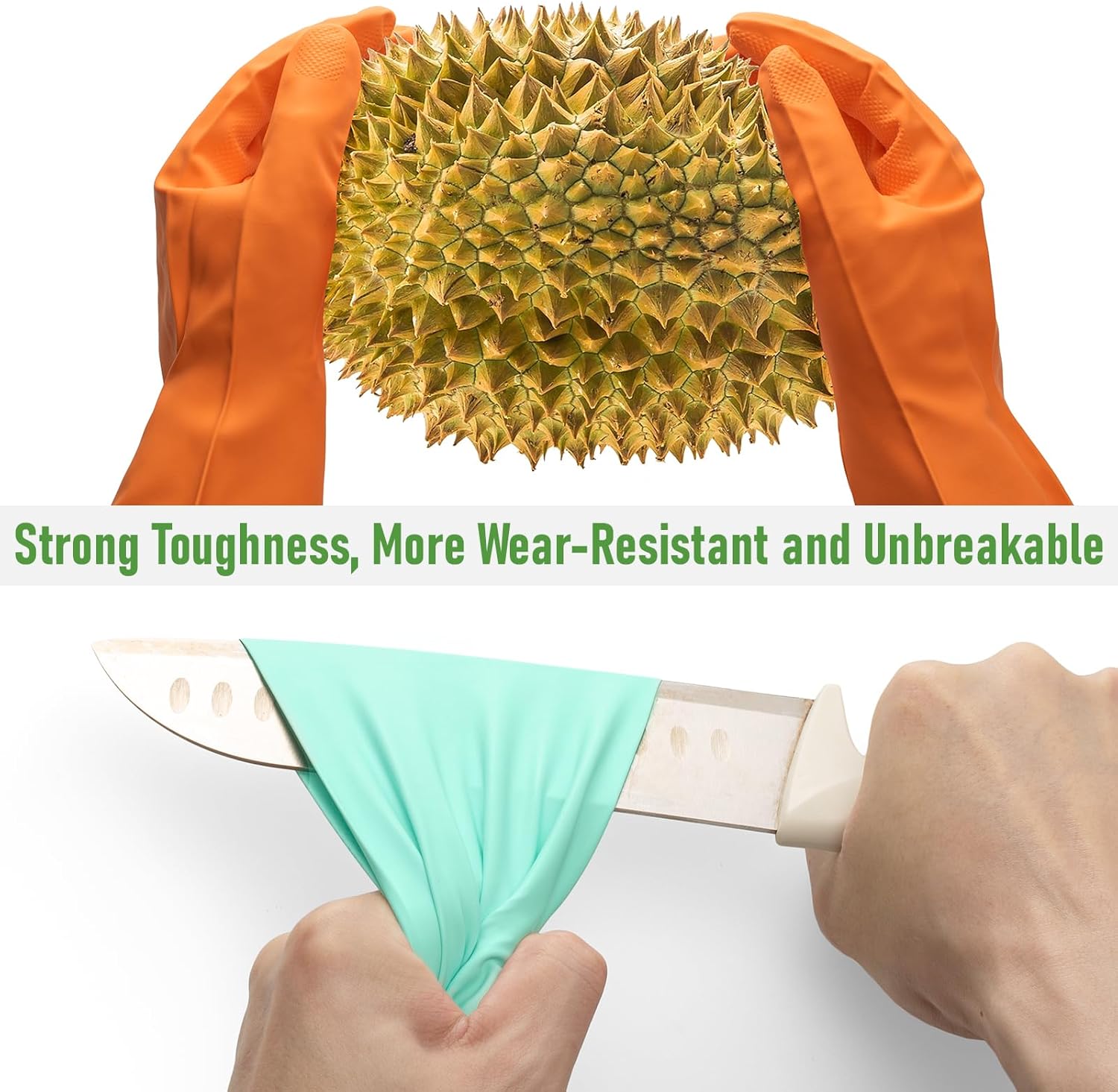 3 Pairs Colorful Rubber Dishwa – Rubber Glove Cleaning Bewertung und Preis