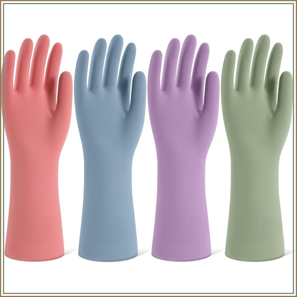 4 Pairs Rubber Cleaning Gloves – Rubber Glove Cleaning Bewertung und Preis
