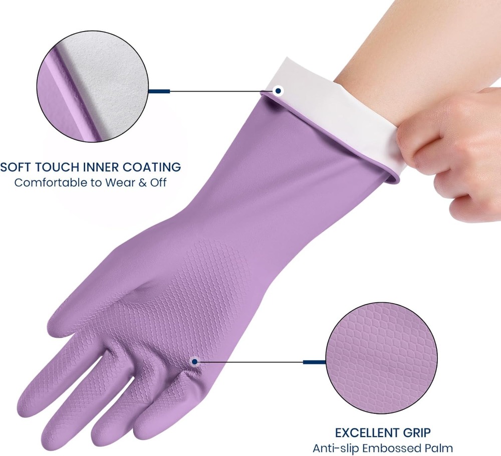 4 Pairs Rubber Cleaning Gloves – Rubber Glove Cleaning Bewertung und Preis
