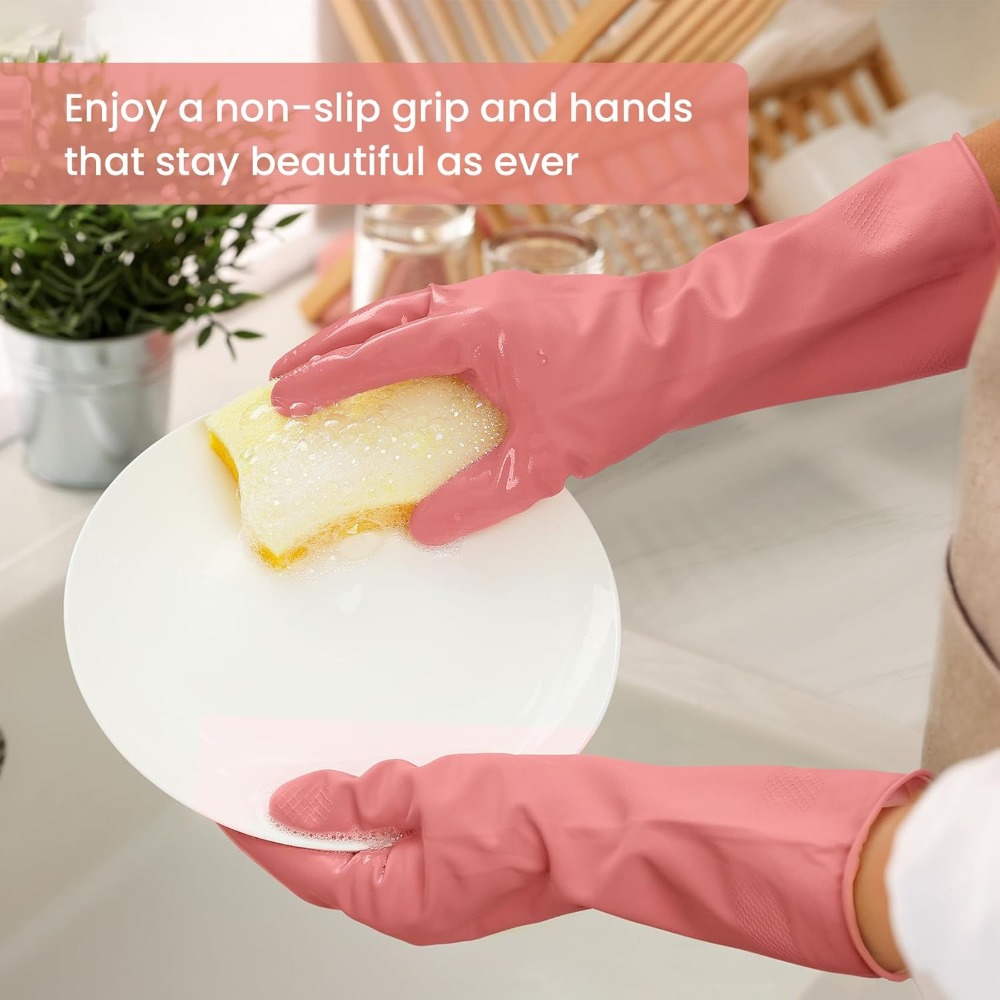 4 Pairs Rubber Cleaning Gloves – Rubber Glove Cleaning Bewertung und Preis