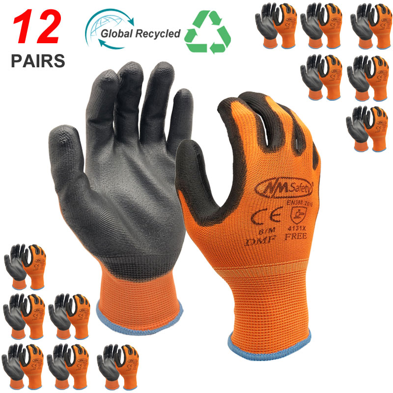 NMSafety 12 Pairs Work Gloves  – Nitrile Mechanic Glove Bewertung und Preis