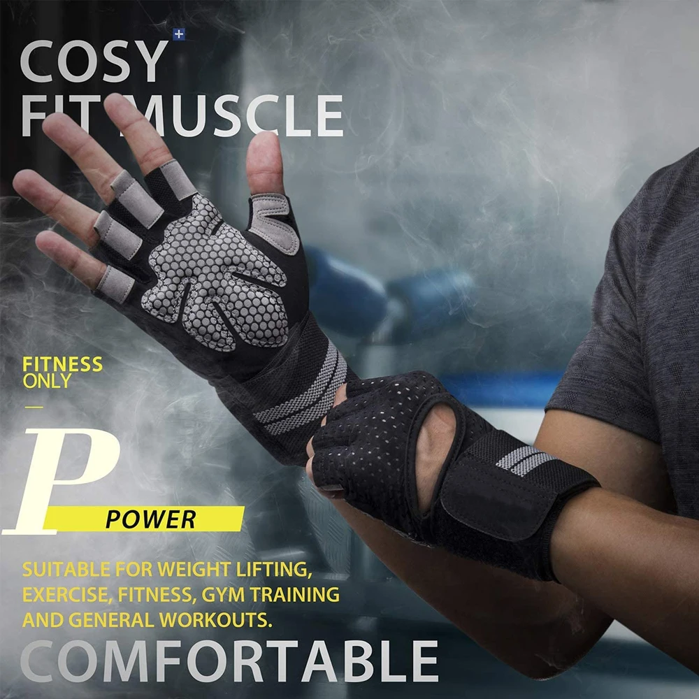 1Pair Half Finger Gym Fitness  – Workout Glove Gym Bewertung und Preis