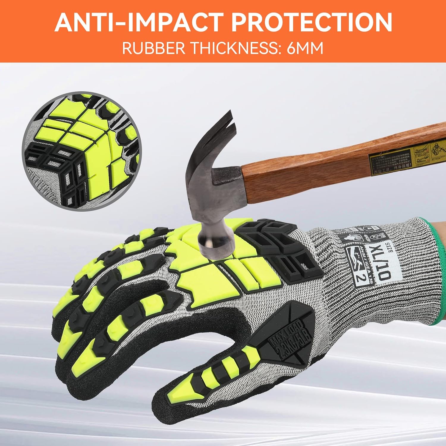 Cut Resistant Impact Gloves, A – Work Glove Impact Bewertung und Preis