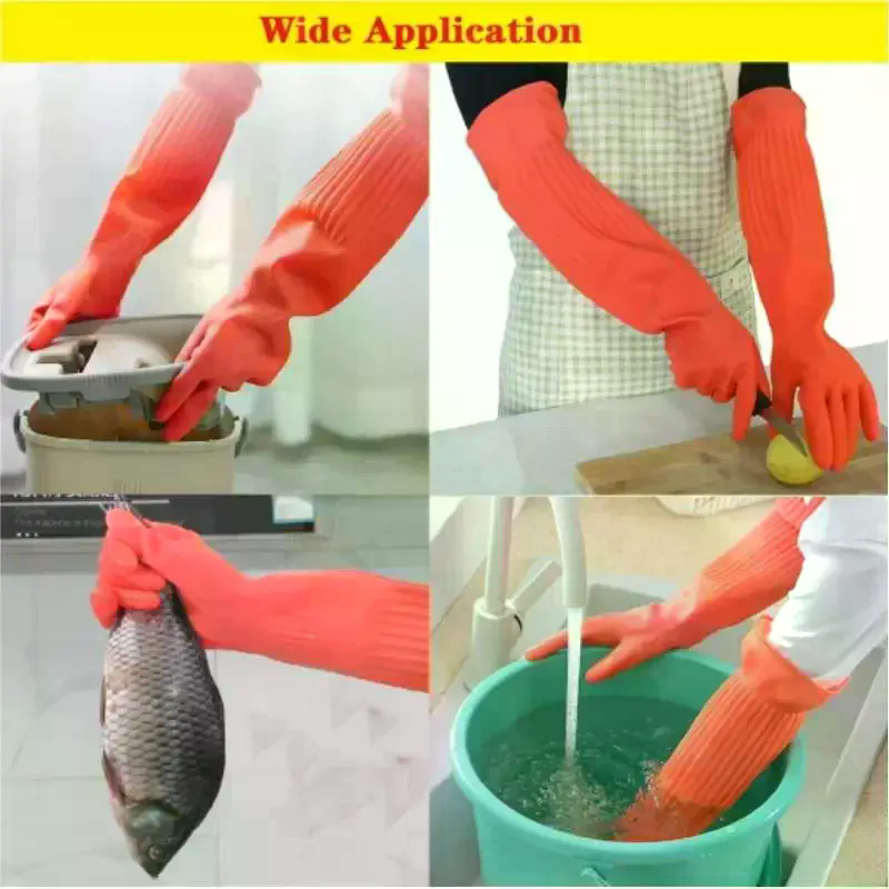 Long Reusable Rubber Dishwashi – Dish Glove Rubber Bewertung und Preis