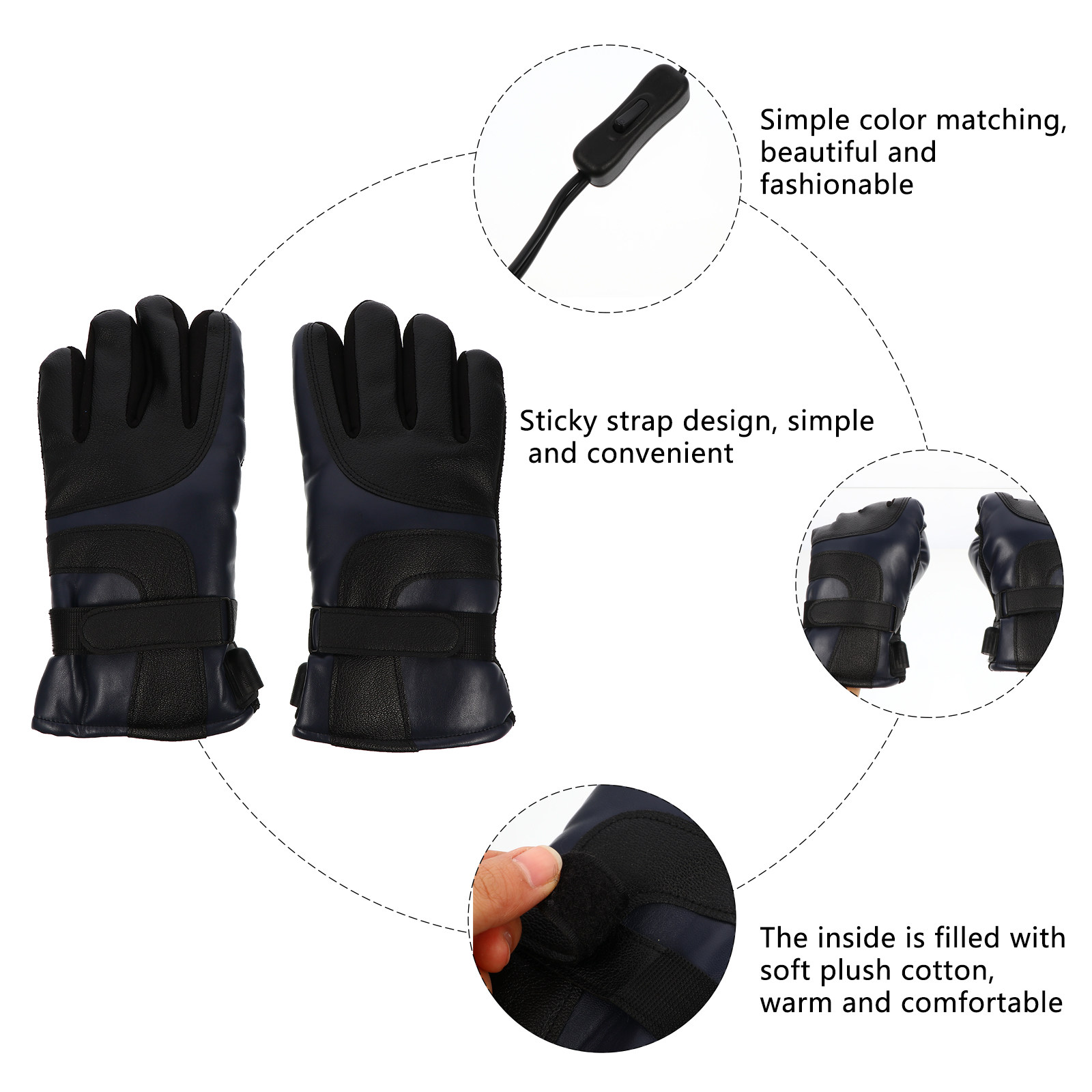 1Pair USB Rechargeable Heated  – Winter Glove Insulated Bewertung und Preis